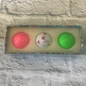 NWT LILLY PULITZER GOLF BALLS